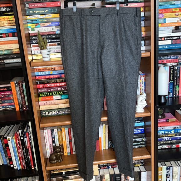 Luigi Bianchi Mantova Woolen Flannel dress pant. - Picture 3 of 10